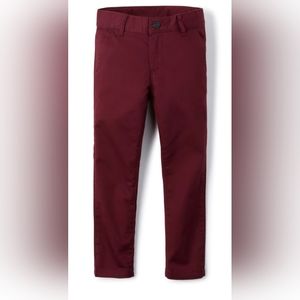 NWOT The Children's Place Toddler Boy Burgundy Stretch Skinny Chino Pants